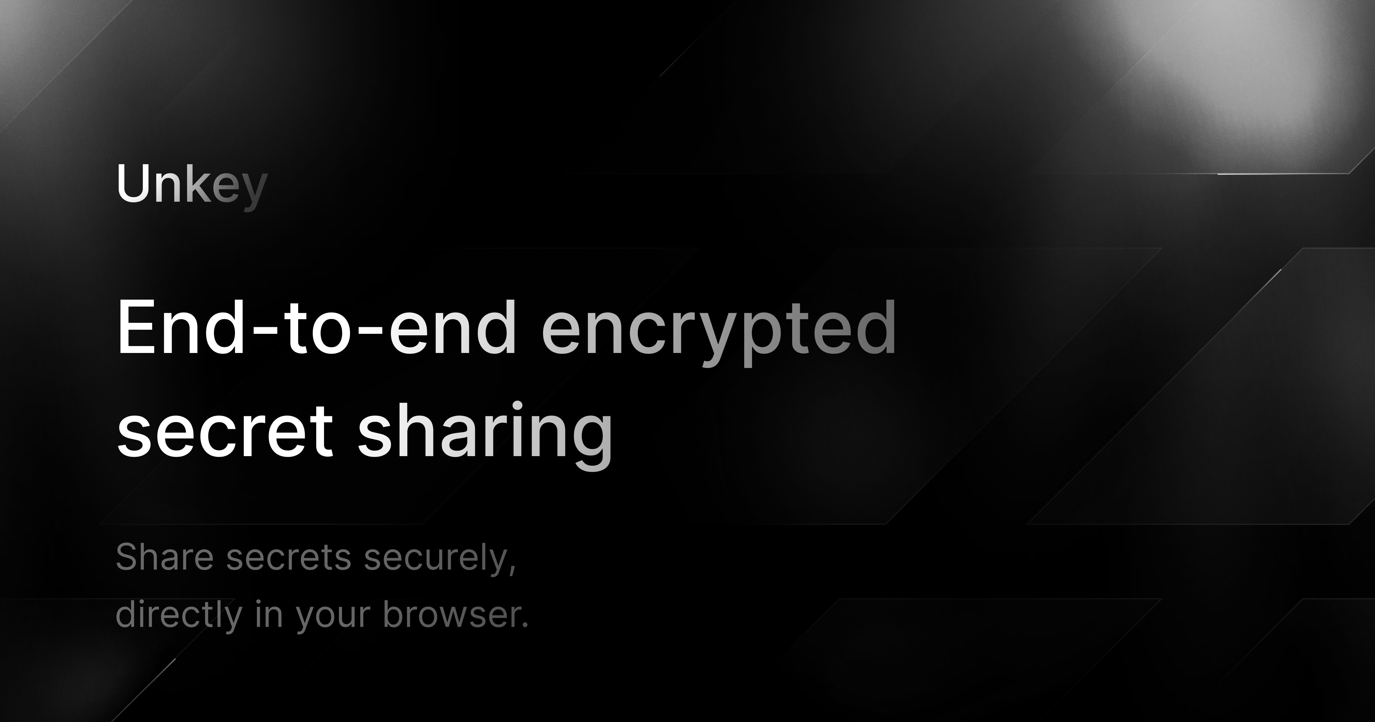 Share secrets securely, directly in your browser.